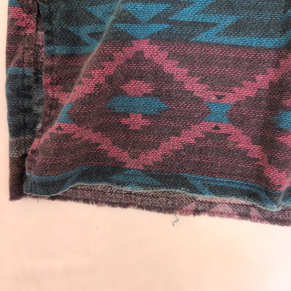 BKE Aztec-Print Longline Button-Down Tunic -‎ S - Picture 7 of 8